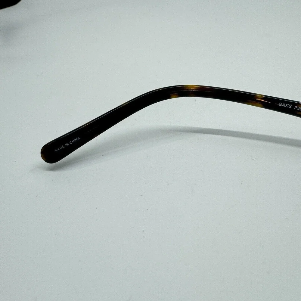Saks Fifth‎ Avenue 238 0DW3 Eyeglasses Frames Brown Tortoise H10274